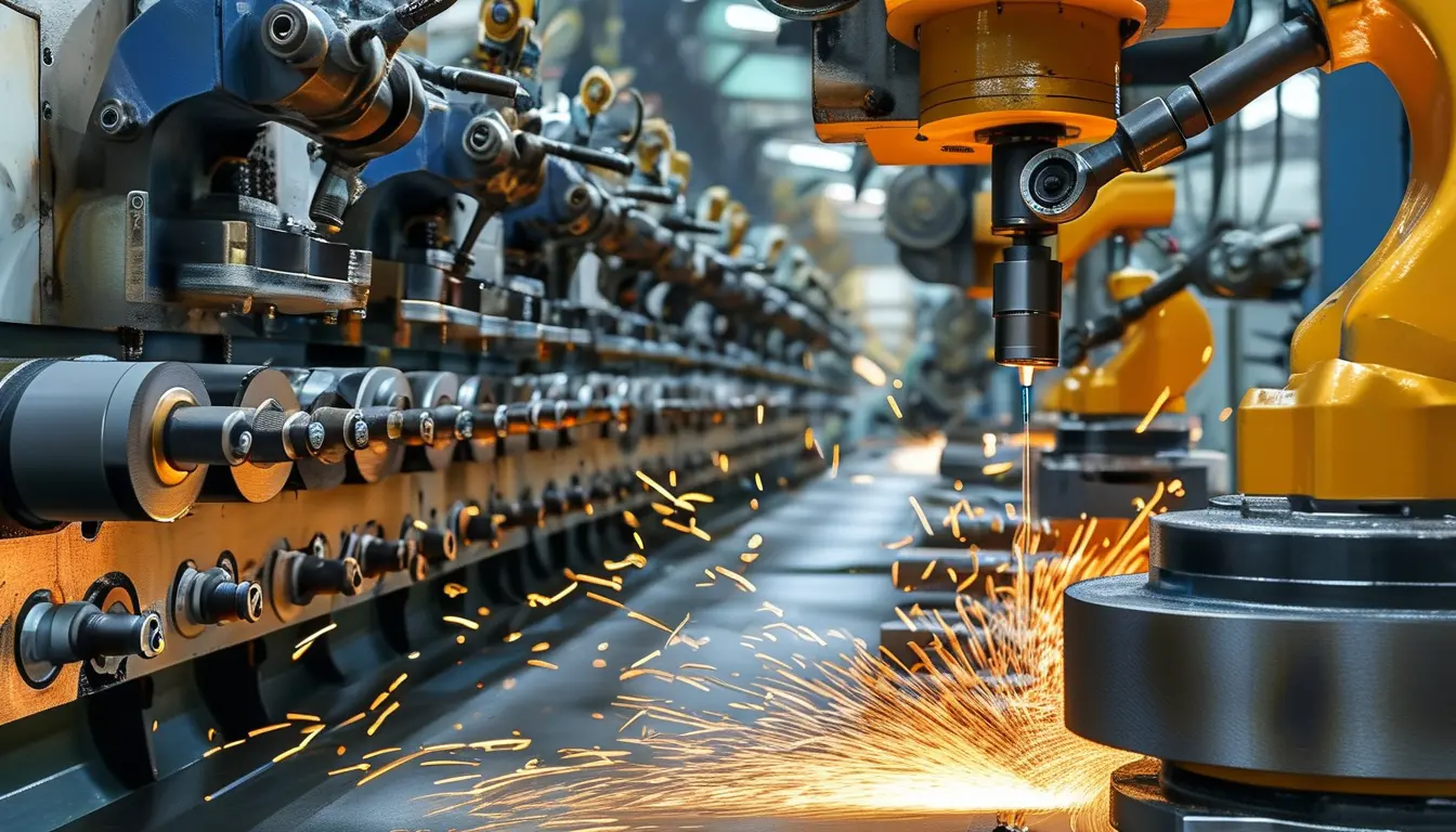 Automatic Polishing Lines For Construction Machinery Power Parts Grinding Solutions