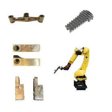 Automatic polishing grinding and deburring machine system for motor housing