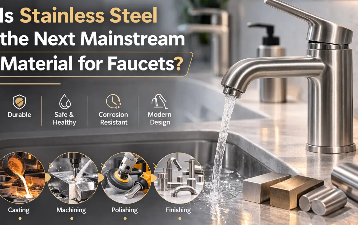 Is Stainless Steel the Next Mainstream Material for Faucets?