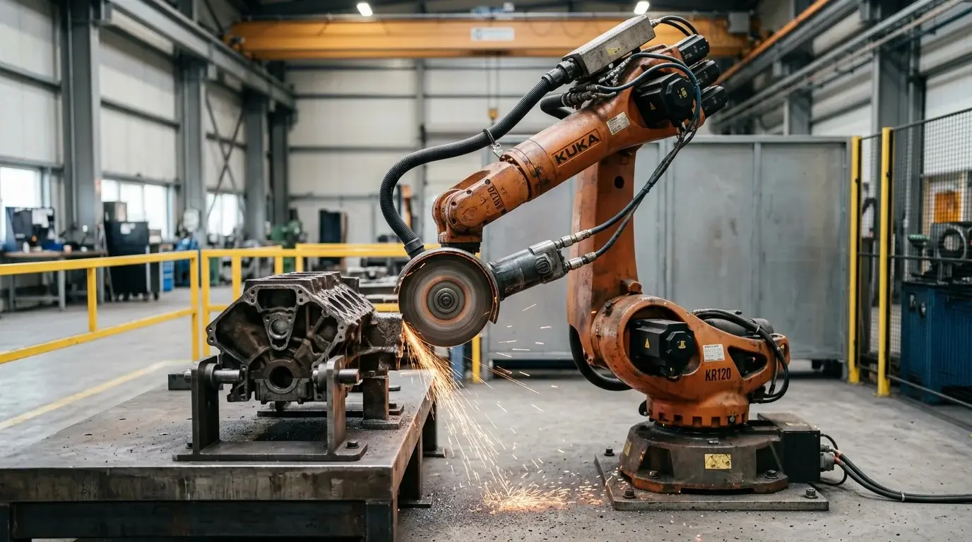 Foundries Embrace Robot Grinding to Solve Skilled Labor Shortage