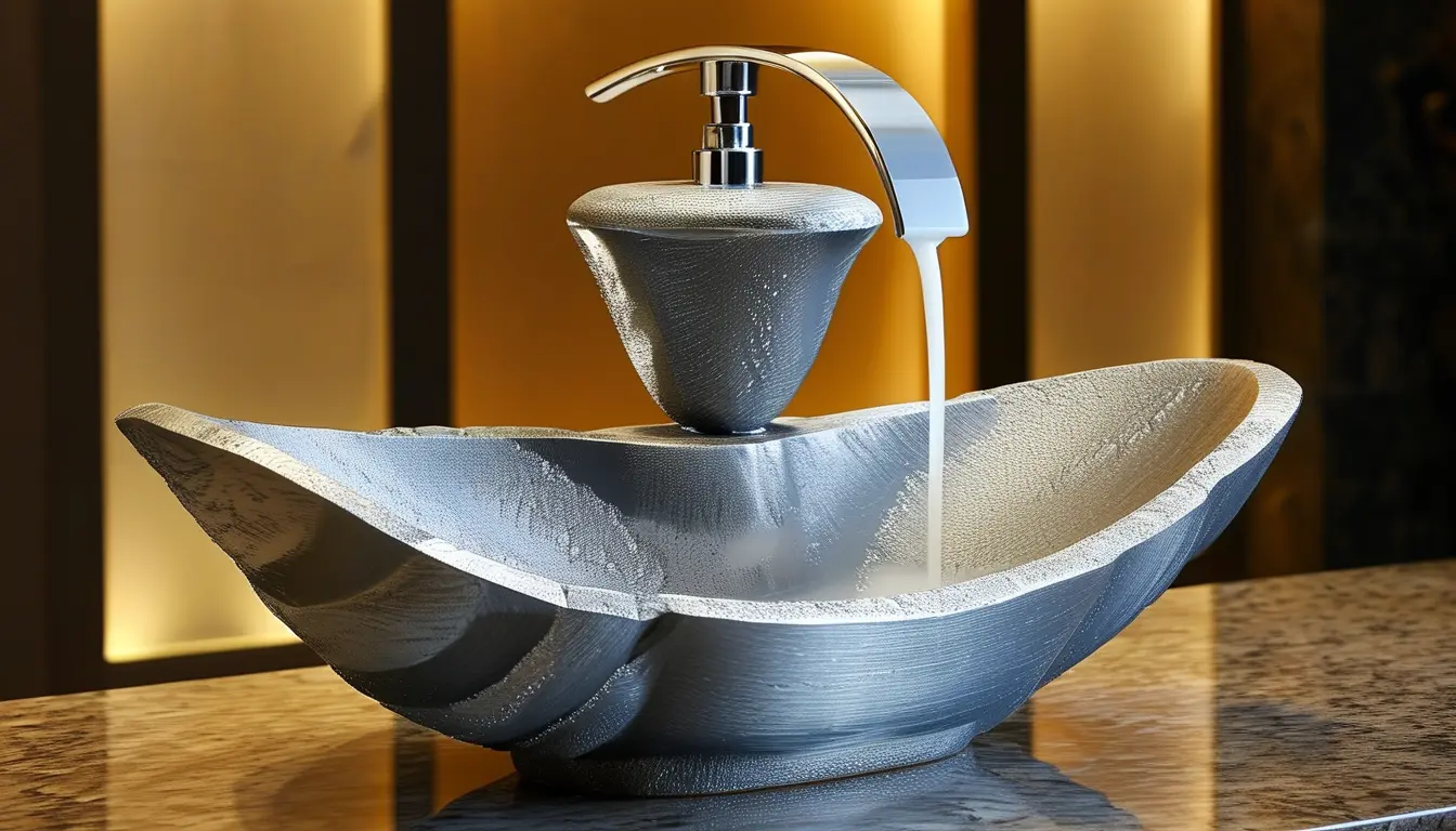 Gravity Fed Casting Machine For Bathroom Hardware Grinding Polishing Solutions