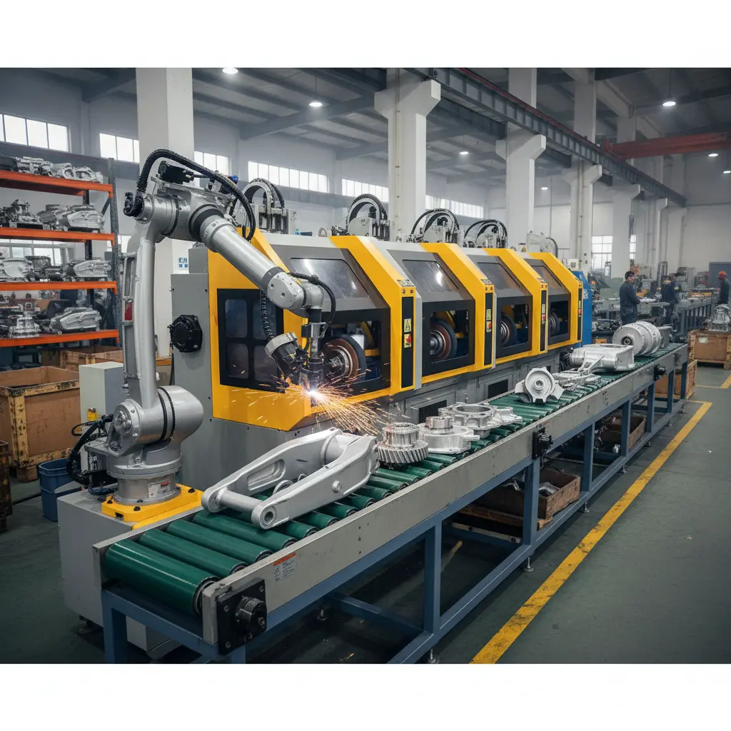 Casting Cutting Machine For Motorcycle Non-Motor Vehicle Parts Grinding Polishing Solutions