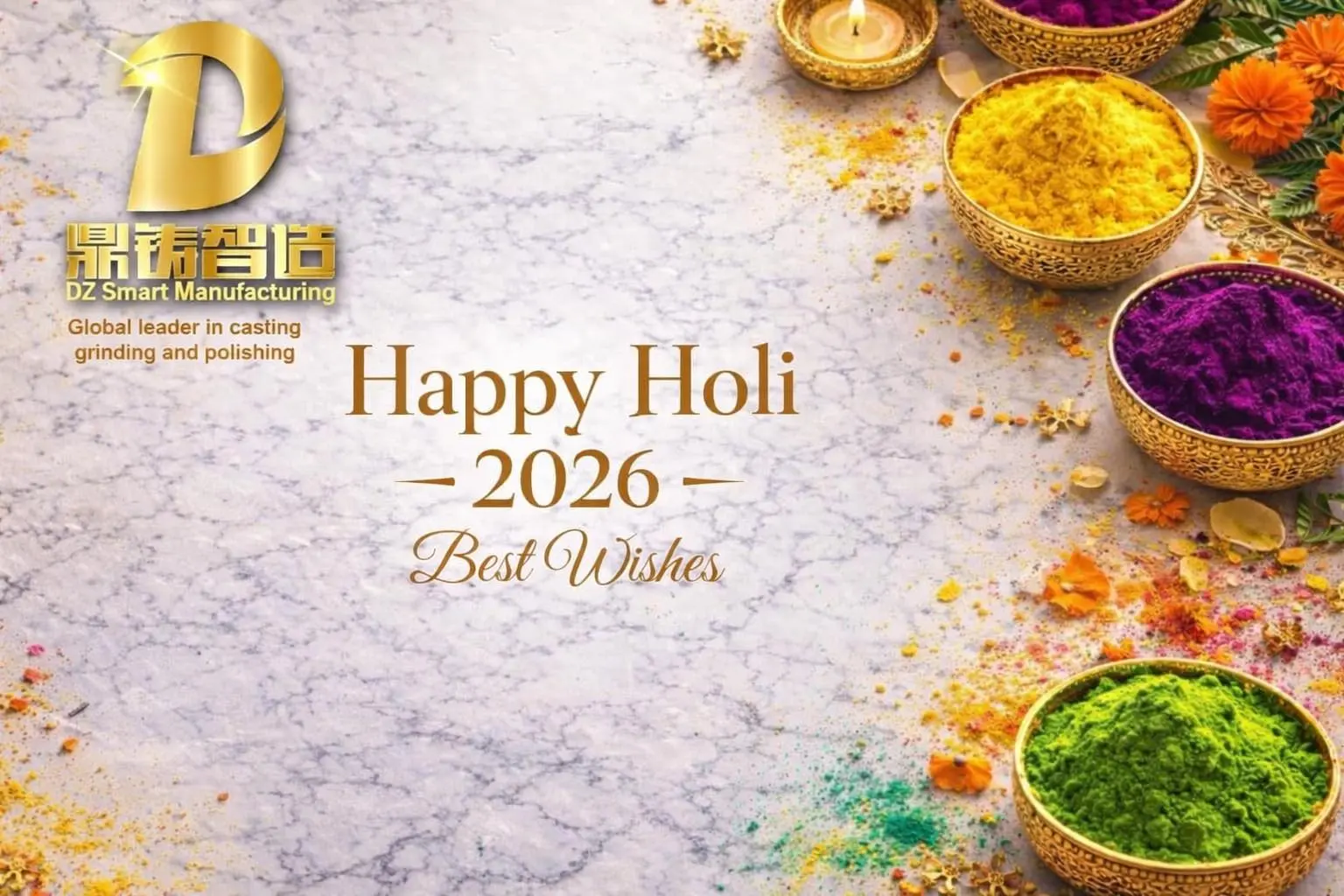 Celebrating Holi Festival with Warm Wishes