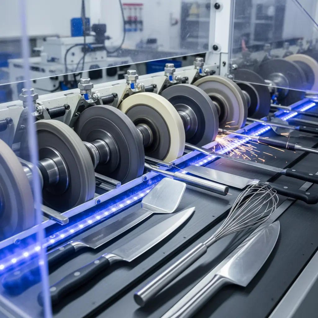 Gbc Intellibrite Polishing Systems For Kitchenware Tools Grinding Polishing Solutions