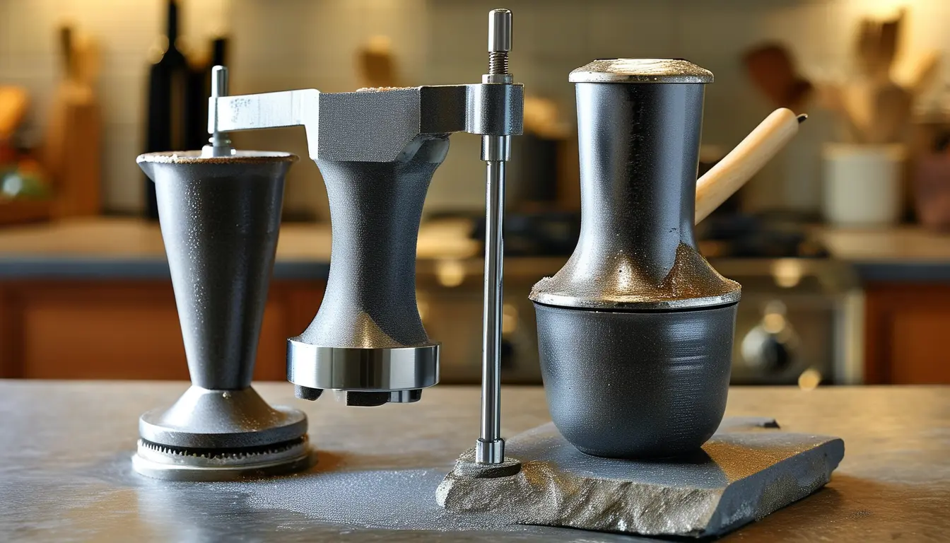 Gravity Fed Casting Machine For Kitchenware Tools Grinding Polishing Solutions