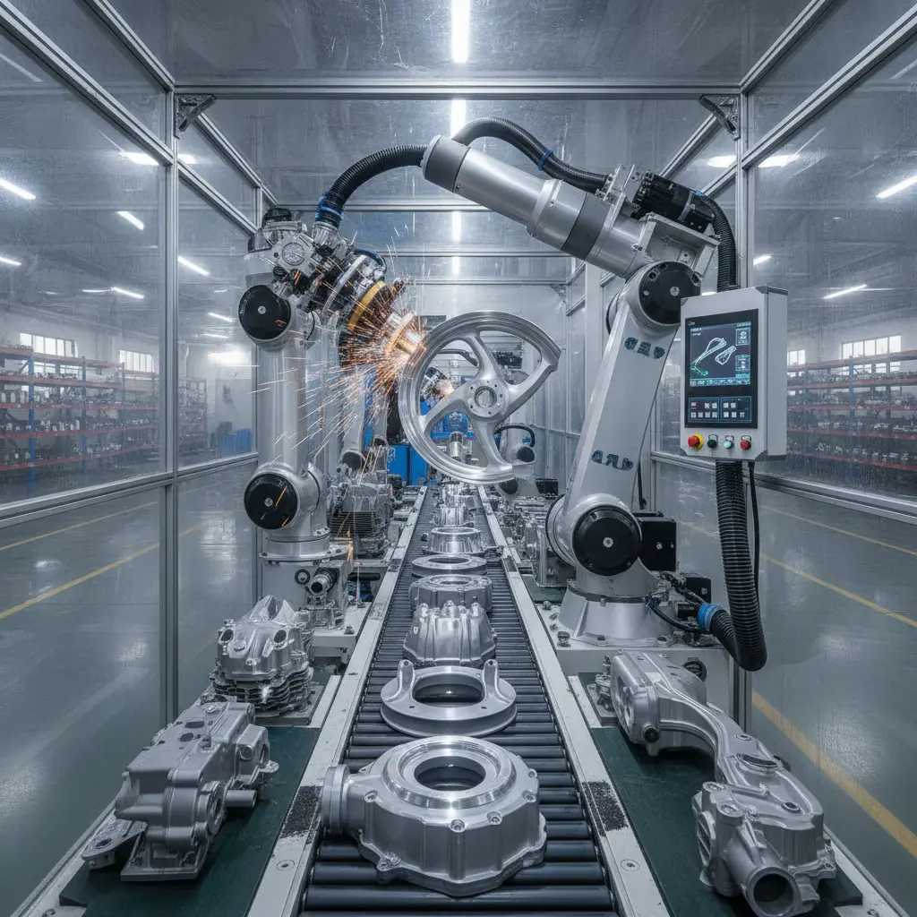 Automated Polishing System For Motorcycle Non-Motor Vehicle Parts Grinding Polishing Solutions