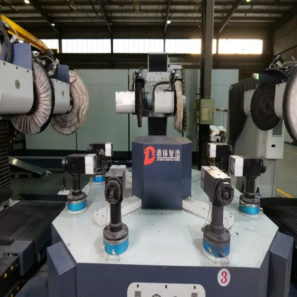 Faucet handle polishing