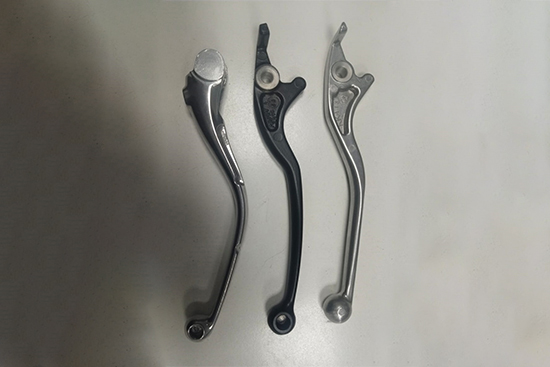 Motorcycle handlebars polishing