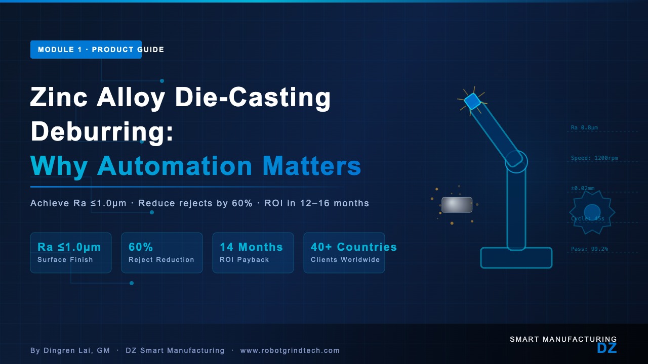 Zinc Alloy Die-Casting Deburring: Why Automation Matters