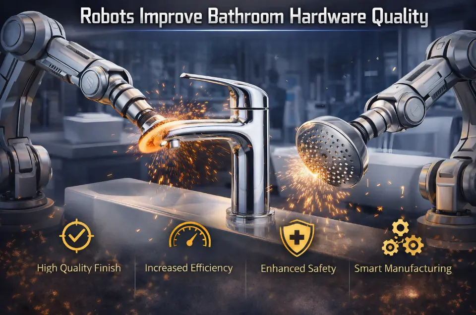 Robots Improve Bathroom Hardware
