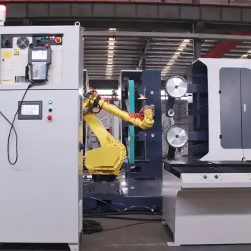 Flexible Automatic Robotic Grinding Machine with Motor for Deburring and Polishing Intelligent Industrial Grinding Robot Cell