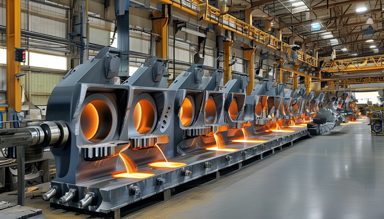 Gravity Pour Casting Machine For Auto Parts Grinding Polishing Solutions