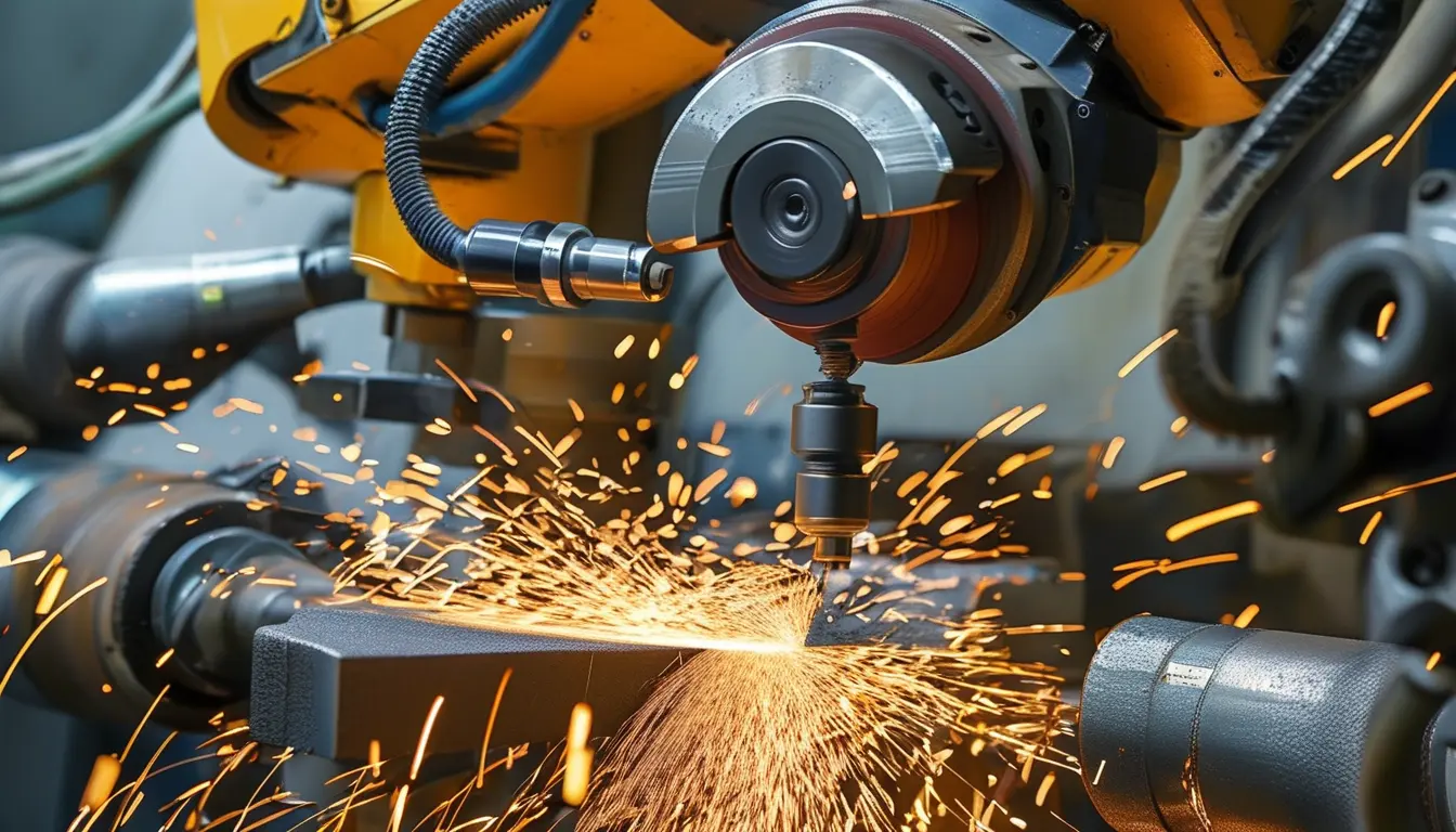Automated Polishing System For Construction Machinery Power Parts Grinding Solutions