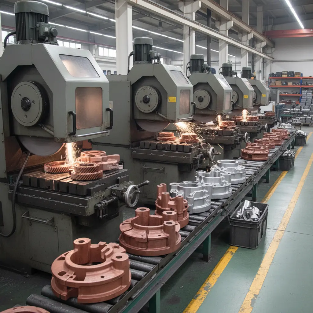Surface Grinding Machines For Copper Alloy Zinc Alloy Casting Finishing Solutions
