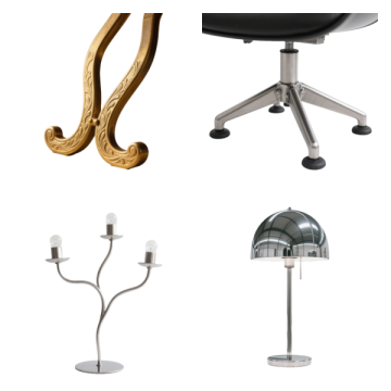 Metal furniture chairs desk lamps table corners grinding and polishing machinery