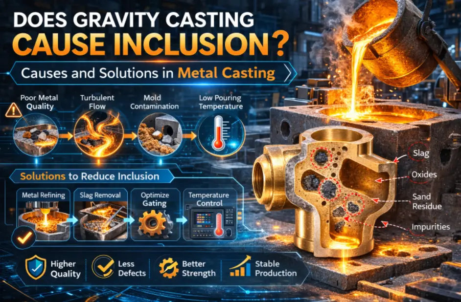 Does Gravity Casting Cause Inclusion?