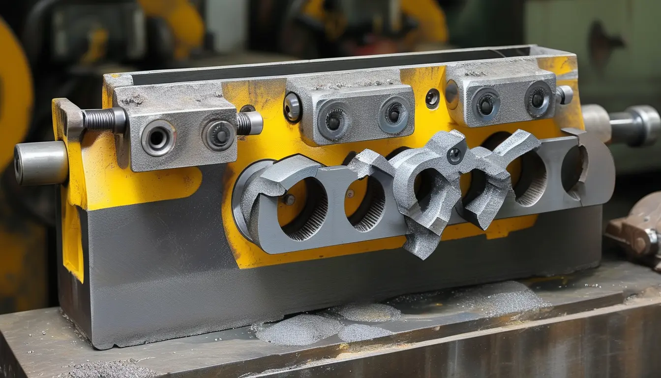 Brake Calipers Deburring Machine For Construction Machinery Power Parts Grinding Solutions