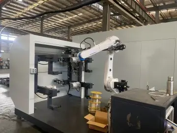 Robotic Grinding Polishing and Deburring System for Automated Metal Surface Finishing and Edge Preparation