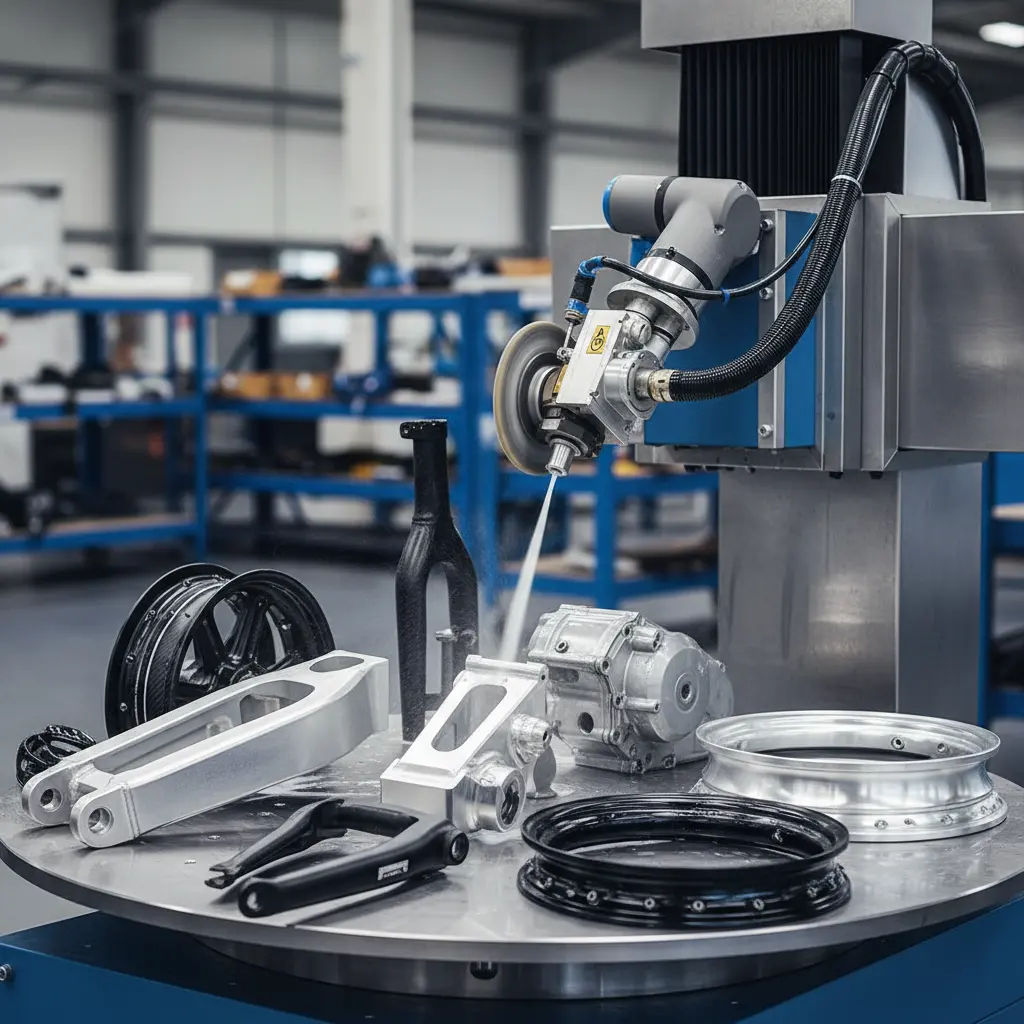 Cnc Polishing Machine For Motorcycle Non-Motor Vehicle Parts Grinding Polishing Solutions