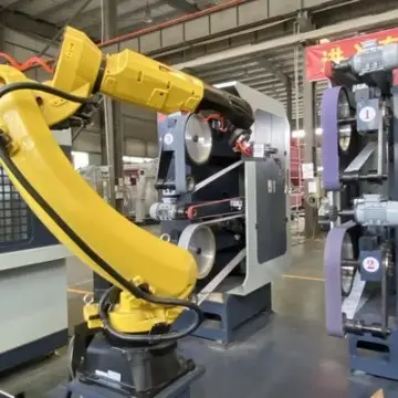 Robotic Grinding Polishing Machine for Metal Castings Automation