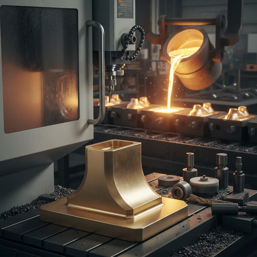 Cnc Machine Casting For Copper Alloy Zinc Alloy Casting Finishing Solutions